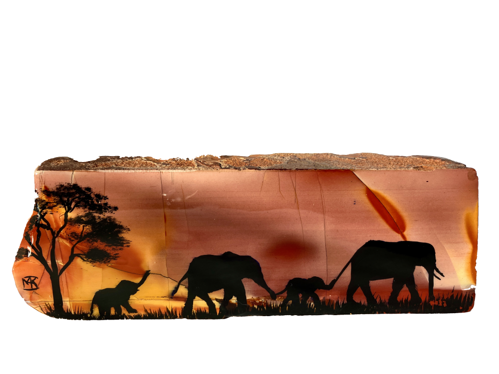 Olifanten jaspis verkocht