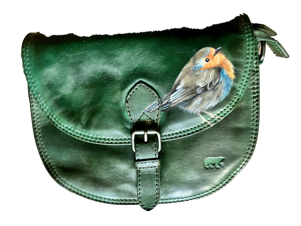 Tasje roodborst groen
