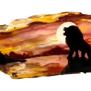 Leeuw jaspis verkocht