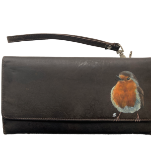 Portemonnee roodborst verkocht