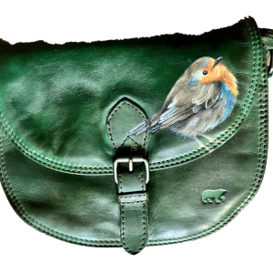 Tasje roodborst groen