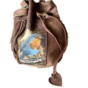 Tasje roodborst verkocht